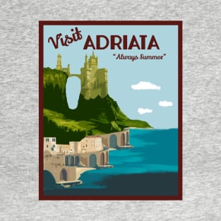 Adriata Travel Poster T-Shirt